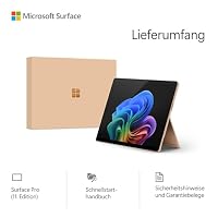 Microsoft Surface Pro | Copilot+ PC | 13” OLED Touchscreen | Snapdragon® X Elite (12 Kerne) | 16GB RAM | 512GB SSD | neuestes Modell, 11. Edition | Sand (Netzteil separat erhältlich) – Ansicht 6