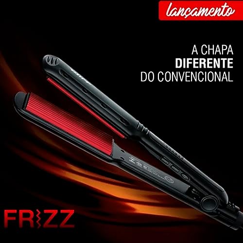 Chapa Taiff Frizz, Bivolt, Preto glide