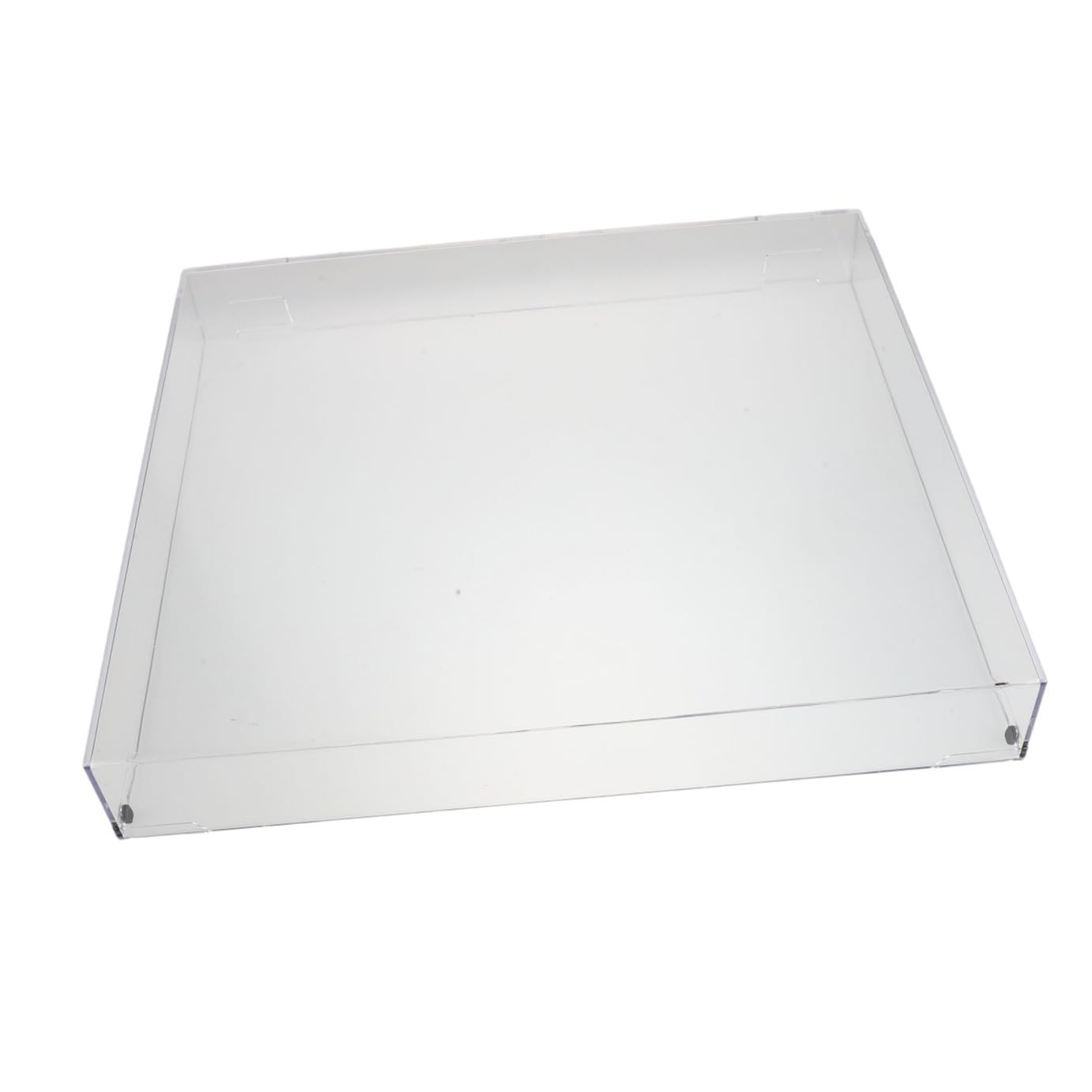 Copertura Antipolvere in Acrilico Leggero Trasparente per Vinile Design per Componenti Stereo, per Ambienti Audio Domestici