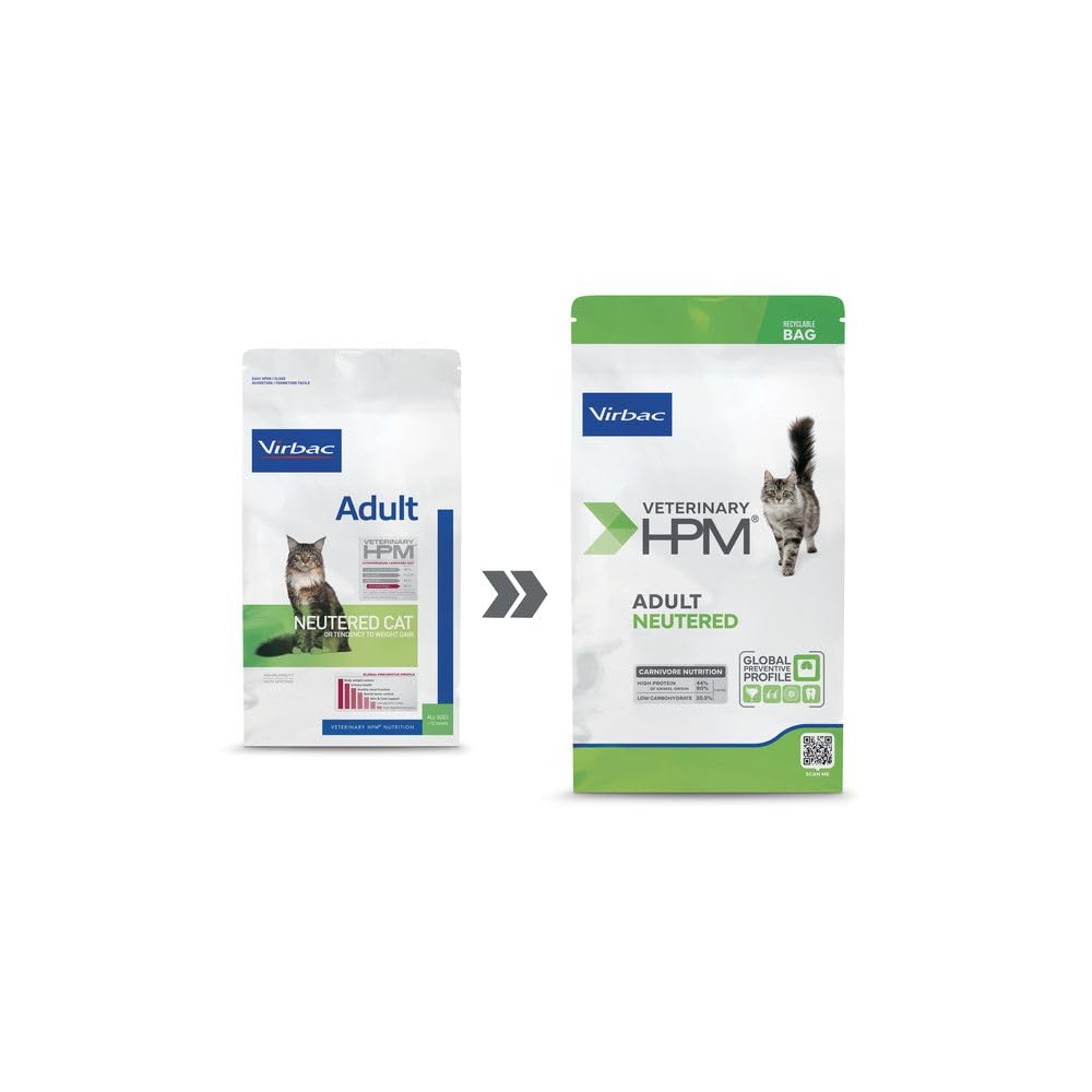 VIRBAC HPM Feline Adult NEUTERED 12KG