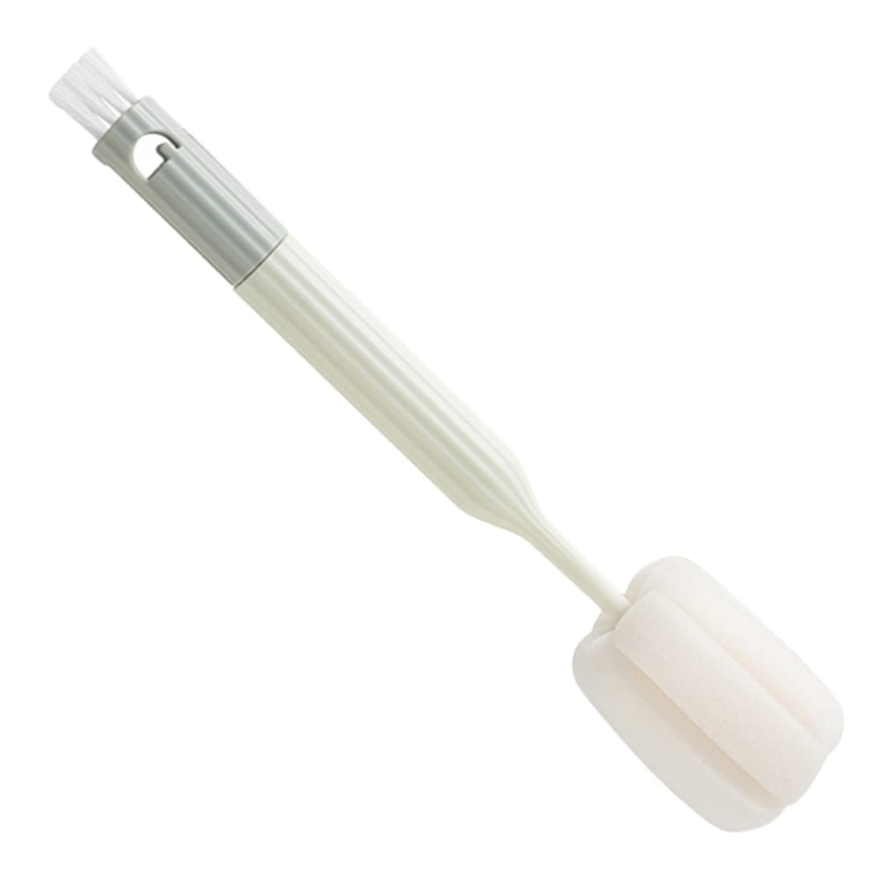 Abaodam Ergonomic Bottle Brush Cleaner Set 4-in-1 Cup Brush for Household Water Bottle Milk Bottle Scrubber Retractable Handle