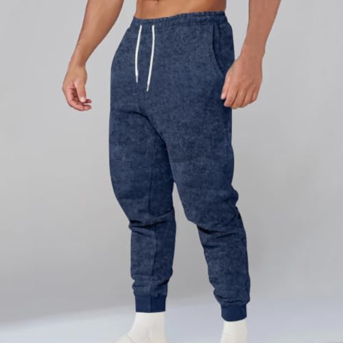 Sweatpants taille élastique chaud et ample contre le froid hivernal - 3
