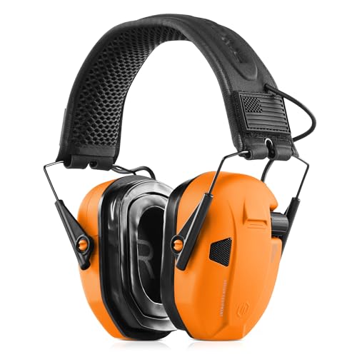 Savior Equipment Apollo Electronic Earmuffs For Shooting w/Gel Ear Pads, 24dB NRR, Noise Cancelling Ear Protection Headset