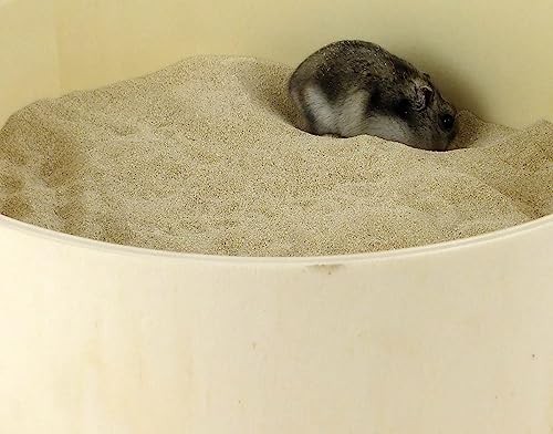 Getzoo Sable de bain - Sable pour chinchilla - 2 kg - Soin spécial pour pelage et griffes - Utilisation polyvalente - 100 % sable de sépiolite - Convient...