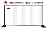 betafence sichtschutz Maschung L x H: 100 x 300 mm Betafence Bauzaun Set Tempofor Medium 13kg 3500x2000 mm Zaunpannelen mit Kunststofüßen und Scharnierset (2, Beton Füßen)