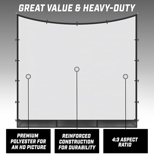 GoSports Range Cage Simulator Screen - Only Compatible with GoSports 10' x 8' Range Cage by GoSports - Image 4