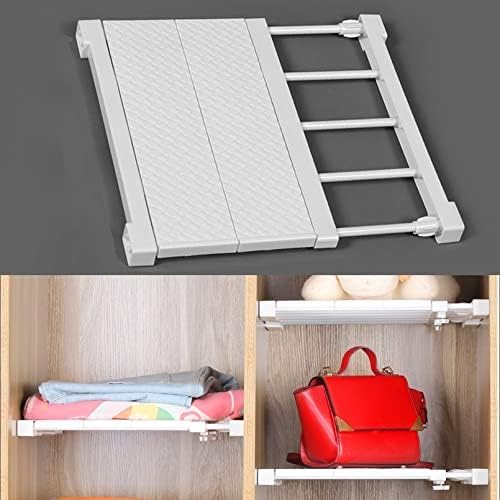 Miniatura 3 de Estante escalable de almacenamiento para armario montado en la pared, estante de cocina que ahorra espacio, armario decorativo blanco ajustable,