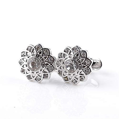 YUNGYE Elegante Manchetknopen Voor Vrouwen Mannen Frans Shirt Graveren Manchetknopen Ronde Manchetknopen Geschenken Voor Heren Manchetknopen voor Mannen Vrouwen - Image 3