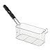 Saturey Basket Freir Cestino Quadrato diamantato in Acciaio Inossidabile friggitore Elettrico friggitore Ristorante Speciale Fritte di Pollo Francese Cestino Filtro Ragno (Color : 01)
