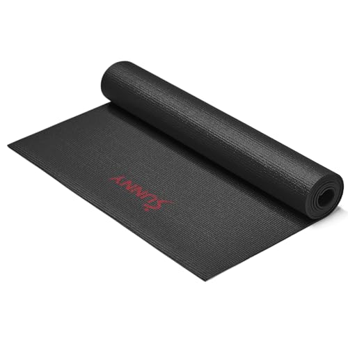 Sunny Health & Fitness Non-Slip Yoga Mat – Durable, Anti-Tear, Li...