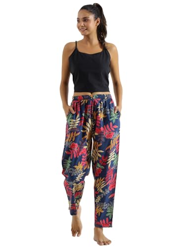 Image of SAY Women's Relaxed Fit Cotton Lounge Pants, Comfortable Track Pant, Lower, Sports Trouser, Joggers Daily Gym Wear for Ladies