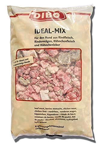 DIBO Ideal-Mix, 10 x 2.000g-Beutel, Tiefkühlfutter, gesunde, natürliche Ernährung für Hunde, Hundefutter, Barf, B.A.R.F.