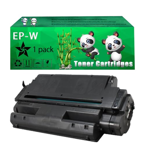 Replacement EP-W Toner Cartridges Compatible for Canon LBP2460N Printers, Up to 16500 Pages, Vivid Colors, Contains Chip (1 Pack Black)