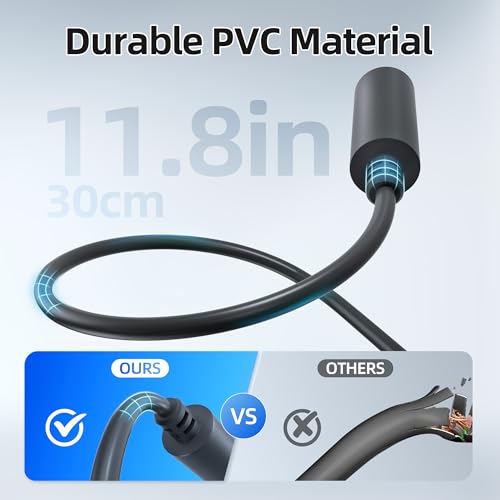 Image of Starlink Mini Extension Cable DaierTek Waterproof Starlink Standard Standard 4 /4X(Gen3) DC Cable Connector Female to Female Adapter, 0.98FT, Protable, for Camp Travel Car Rv