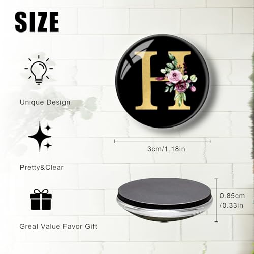 Imán Decorativo Redondo de Vidrio para Refrigerador 30 mm miniatura 3