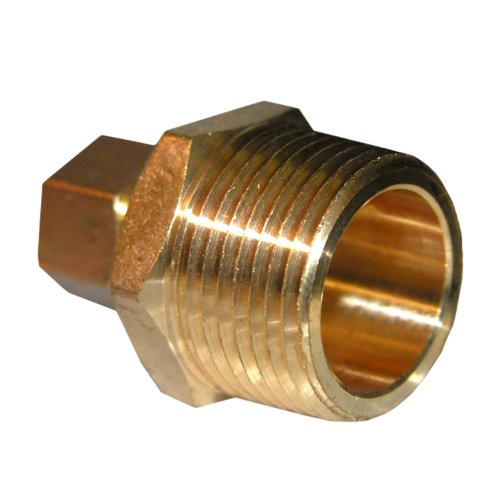 LASCO 17-6839 3/8-Inch Compression by 3/4-Inch Male Pipe Thread Brass Adapter