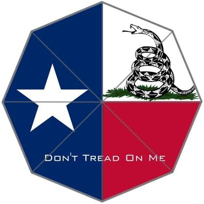 Retro USA American National Flag Stars And Stripe Flag Cool Gadsden Flag Don't Tread On Me Custom Foldable Umbrella