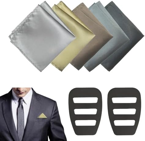 Carré Polyester élégant Pochette De Costume Homme - Carré De Poche Élégant - Cérémonie Et Mariage Pochette De Costume Homme Chic