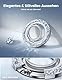 Lamicall Handy Ring Halterung für MagSafe - Glitzer Fingerhalter mit Feinen Zahnrädern, 360° Magnetisch Handy Griff Halter für iPhone 16/15/14/13/12 Pro Max Plus, alle Smartphone, Zubehör für MagSafe