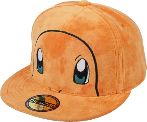 Pokémon Salamèche Unisexe Casquette Orange 80% Polyester, 20% Coton