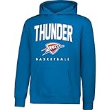 Ultra Game Boys NBA Super Soft Teamster Hoodie Sweatshirt,Oklahoma City Thunder,Team Color,10-12