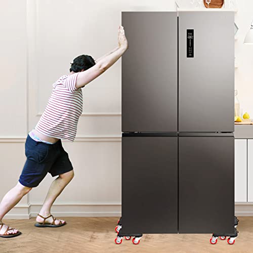 Upgraded 5-Wheel Furniture Moving Tool, 1300Lbs Furniture Dolly For Heavy Duty, 360° Rotation Furniture Lifter Tool With 5 Wheels, For Moving Refrigerator Sofa Washing Machine #TOP4