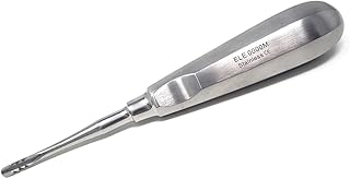 Dental Elevator ELE 0000M for Tooth Molar Root Extraction Made of Stainless Steel with Hollow Handle Surgical Implant Luxating Instruments