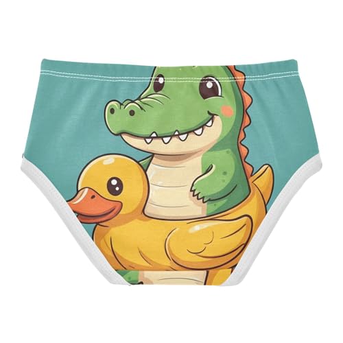 Cute Cartoon Green Crocodile Toddler Girls Underwear 2t Cotton Cute Panties Girl Colorful Underpants Briefs2