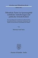 Offentliche Amter Im Spannungsfeld Rechtlicher Anforderungen Und Politischer Erforderlichkeit: Zur Anwendung Des Grundsatzes Der Bestenauslese Auf ... Offentlichen Recht, 1462) 3428183673 Book Cover