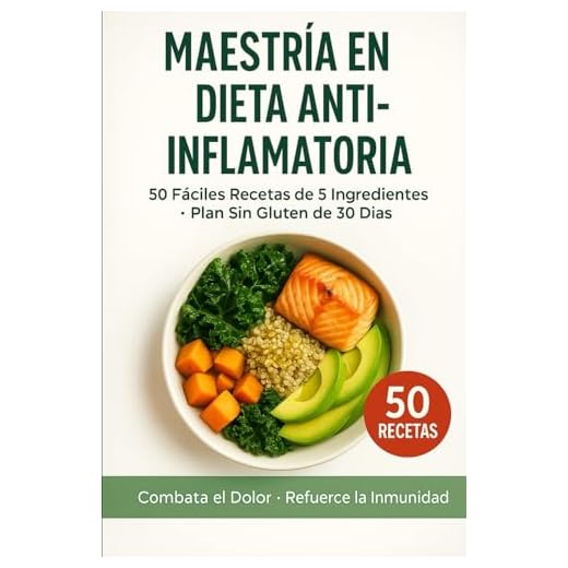 Dominio de la Dieta Antiinflamatoria 2025 — 50 Recetas de Pocos Ingredientes y un Plan Sin Gluten de 30 Días para Aliviar el Dolor y Fortalecer la ... Plan de preparación de comidas de 30 minutos