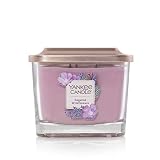 Yankee Candle Elevation Collection with Platform Lid Sugared Wildflower Scented Candle, Medium 3-Wic