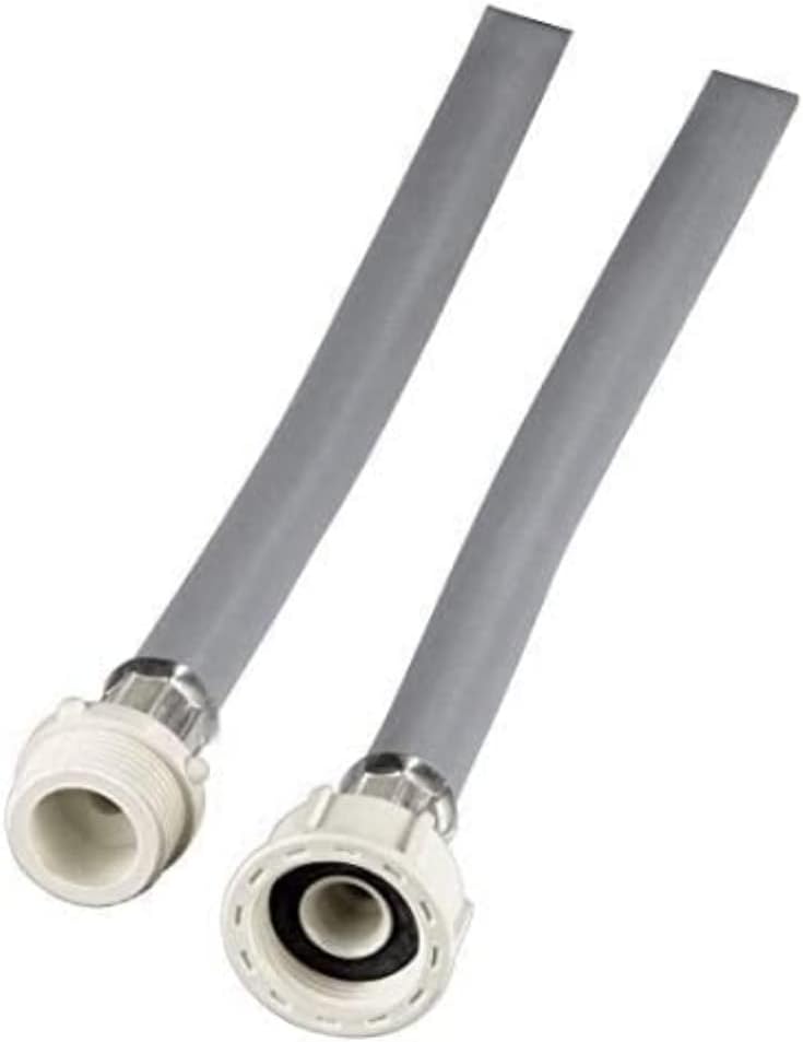 Xavax Extension for Washing Machine and Dishwasher Hose | Cold Water Inlet Hose | 2.5 m, Grey, 1 - Pack