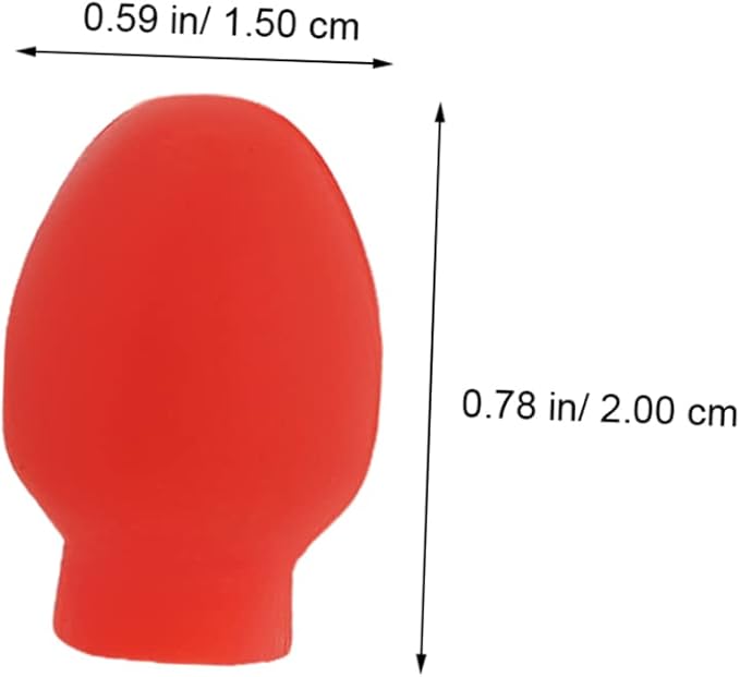 Punta práctica para baquetas de batería, silicona miniatura 7
