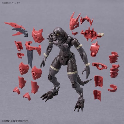 BANDAI Spirits 30MF Dragonia Knight - Modelo de plástico codificado por colores