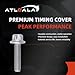 ATLBALA 25199424 Engine Timing Cover Compatible with Chevy Sonic Cruze Trax Buick Encore 1.4L 2011-2021 Replace OE# 55562788 25194353 Timing Chain Oil Pump Cover
