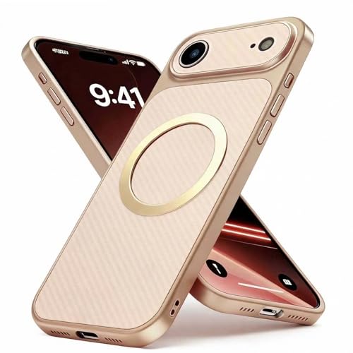 Coque iPhone 17 Air antichoc robuste rigide couleur or