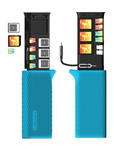 Lecteur CFexpress de voyage avec porte-cartes SD pour photographe