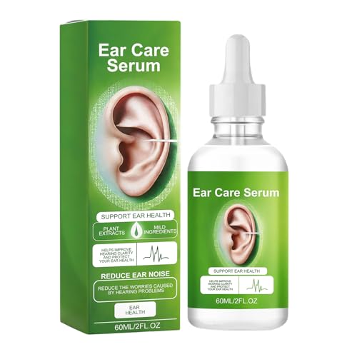 Ear Care Drops,60ml Natural Gentle Earwax Cleaning | Healthy Ear Support | for Adults Elderly Swimmers Divers Earwax Cleaning Daily Use