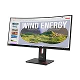 Il monitor ThinkVision T34WD-40 è un display WQHD VA da 86.40 cm (34