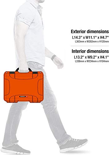 Nanuk 910 Waterproof Hard Case With Foam Insert - Orange #TOP7