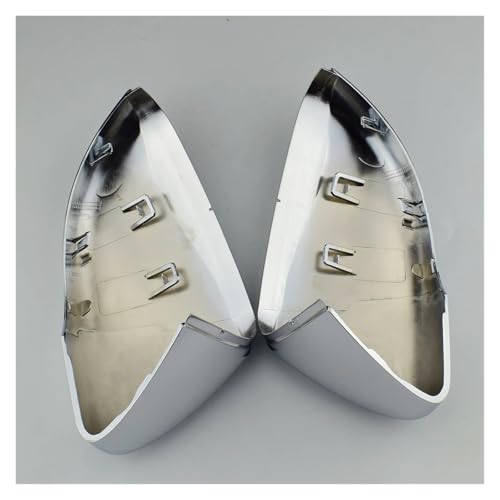 Coques rétroviseurs pour VW Golf 6 en chrome mat argenté - 6