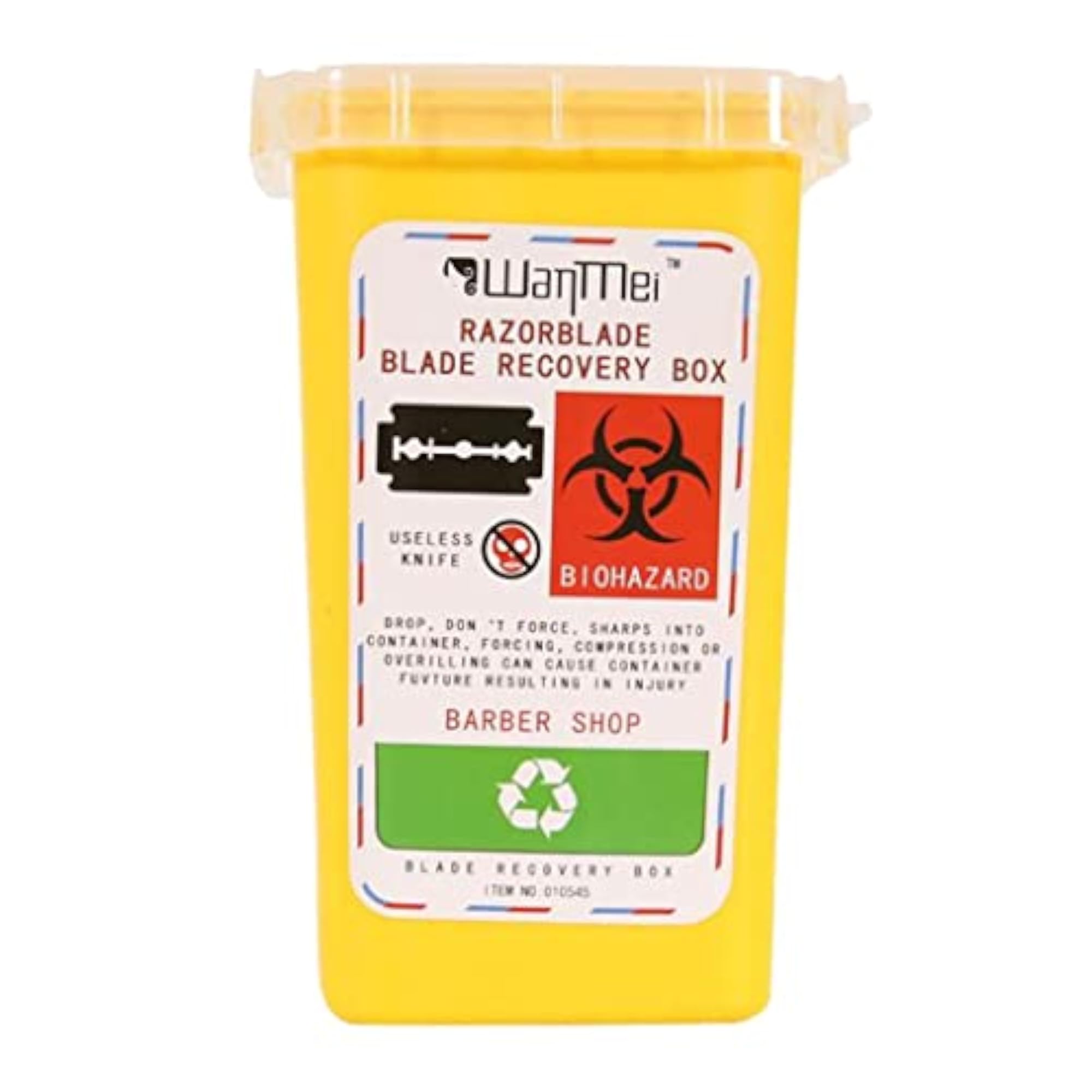 PP Small Sharps Biohazard Needles Blades Disposal Container