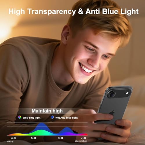 Image of Supershieldz 2-Pack Screen Protector Compatible for iPhone Air (6.5-Inch) Tempered Glass, Easy Installation Tool, 9H Hardness, HD Clear, Case Friendly, Full Coverage