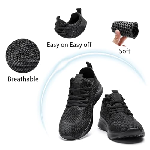 Image of DLWKIPV Running Shoes for Men Slip on Tennis Walking Sneakers Lightweight Non Slip Workout Gym Sports Volleyball Shoes Outdoor Athletic Casual Fashion Breathable Trainers