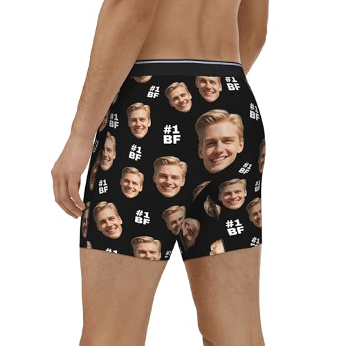 Custom Boxers for Men or Husband Personalized Underwear With Face on Them Customized Funny Face on Boxers Gifts For Boyfriend4