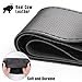 SEG Direct Genuine Leather Steering Wheel Cover, Stitch On Wrap, Breathable Cowhide Steering Wheel Wrap, Standard Size 15 Inch, for Car Truck SUV Pickup Boat, DIY Sewing with Needle Thread, Black