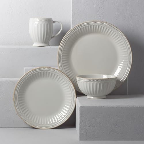 Lenox 856883 French Perle Groove White 4-Piece Place Setting by Lenox - Image 2