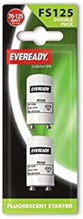 EVEREADY Fluorescent Tube Light 2-Pin Starter 70-125W Twin Pack Light - Packaging May Vary