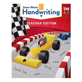 Spiral-bound Handwriting © 2020 Grade 2M Teacher Edition Book