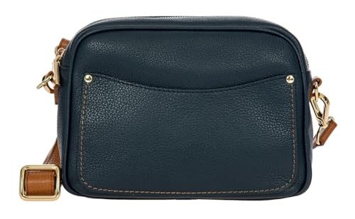 Bric's Gondola Magnolia Bag Night Blue : sac bandoulière en cuir bleu nuit